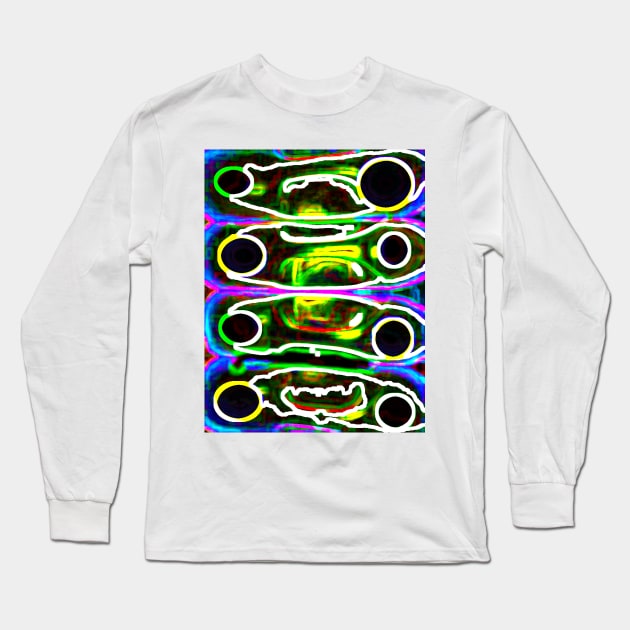 staples of all colors vibrant signs of imagination Long Sleeve T-Shirt by Marccelus